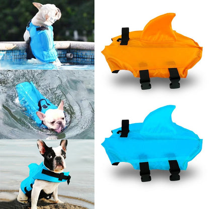 SharkDog Professional Dog Lifesaver – Adjustable Swim Vest with Extra Buoyancy & Top Rescue Handle, Secure Safety Guard for Every Dog