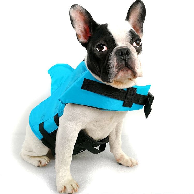 SharkDog Professional Dog Lifesaver – Adjustable Swim Vest with Extra Buoyancy & Top Rescue Handle, Secure Safety Guard for Every Dog