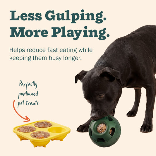 Slow Feeder Dog Toy – 30+ Min Interactive Treat Ball for Calm & Busy Dogs