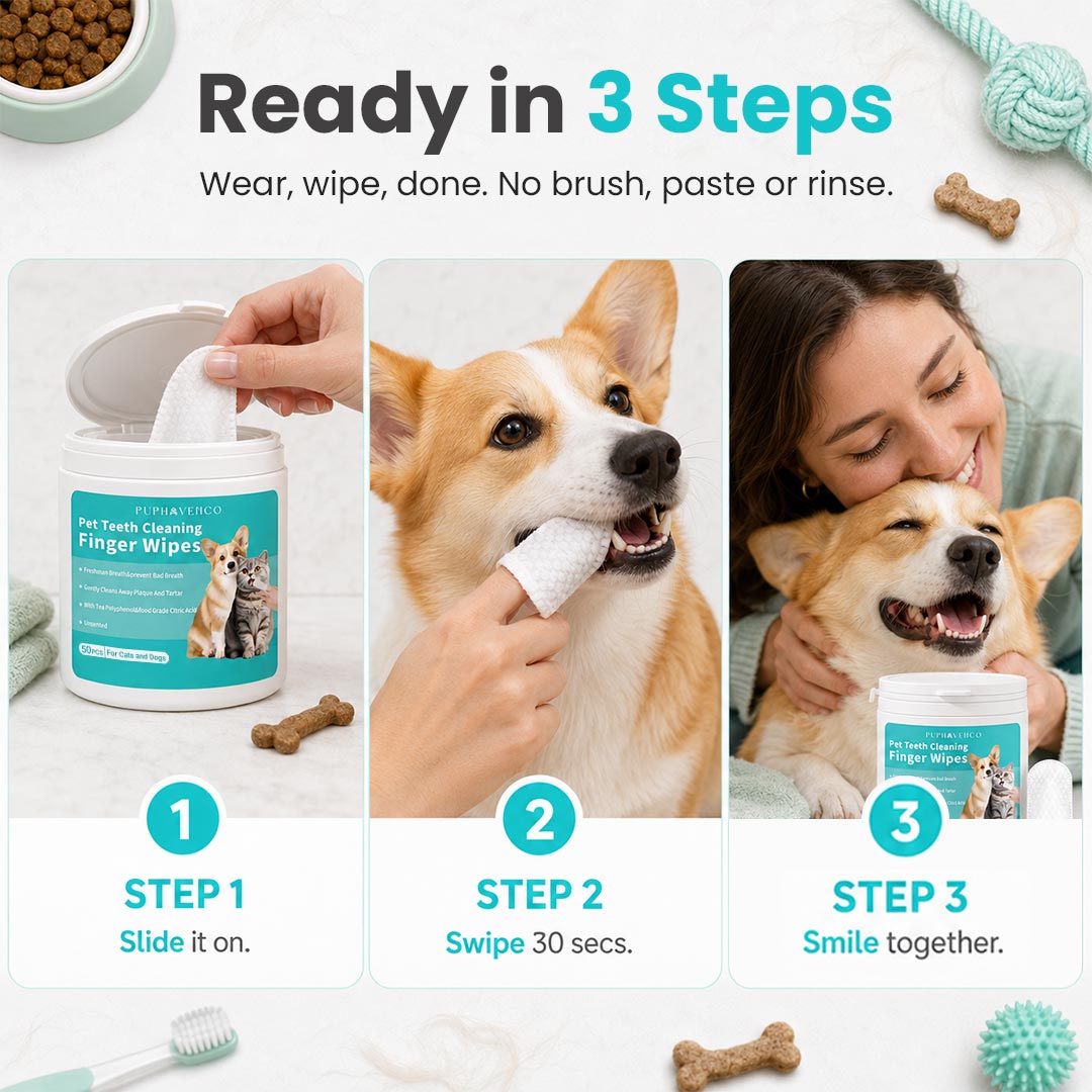 Teeth Cleaning Finger Wipes