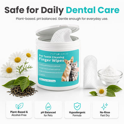 Teeth Cleaning Finger Wipes