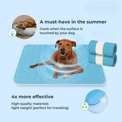 ❄️JEREMYTIS™ Eco Cooling Mat – 4x Cooling Power for Pets! 🐶🌿 Limited-Time Offer ！