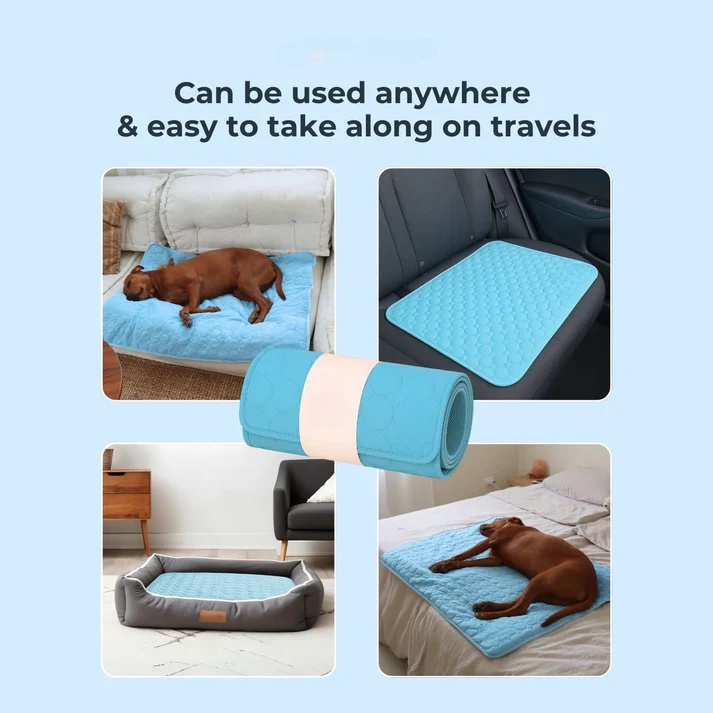 ❄️JEREMYTIS™ Eco Cooling Mat – 4x Cooling Power for Pets! 🐶🌿 Limited-Time Offer ！