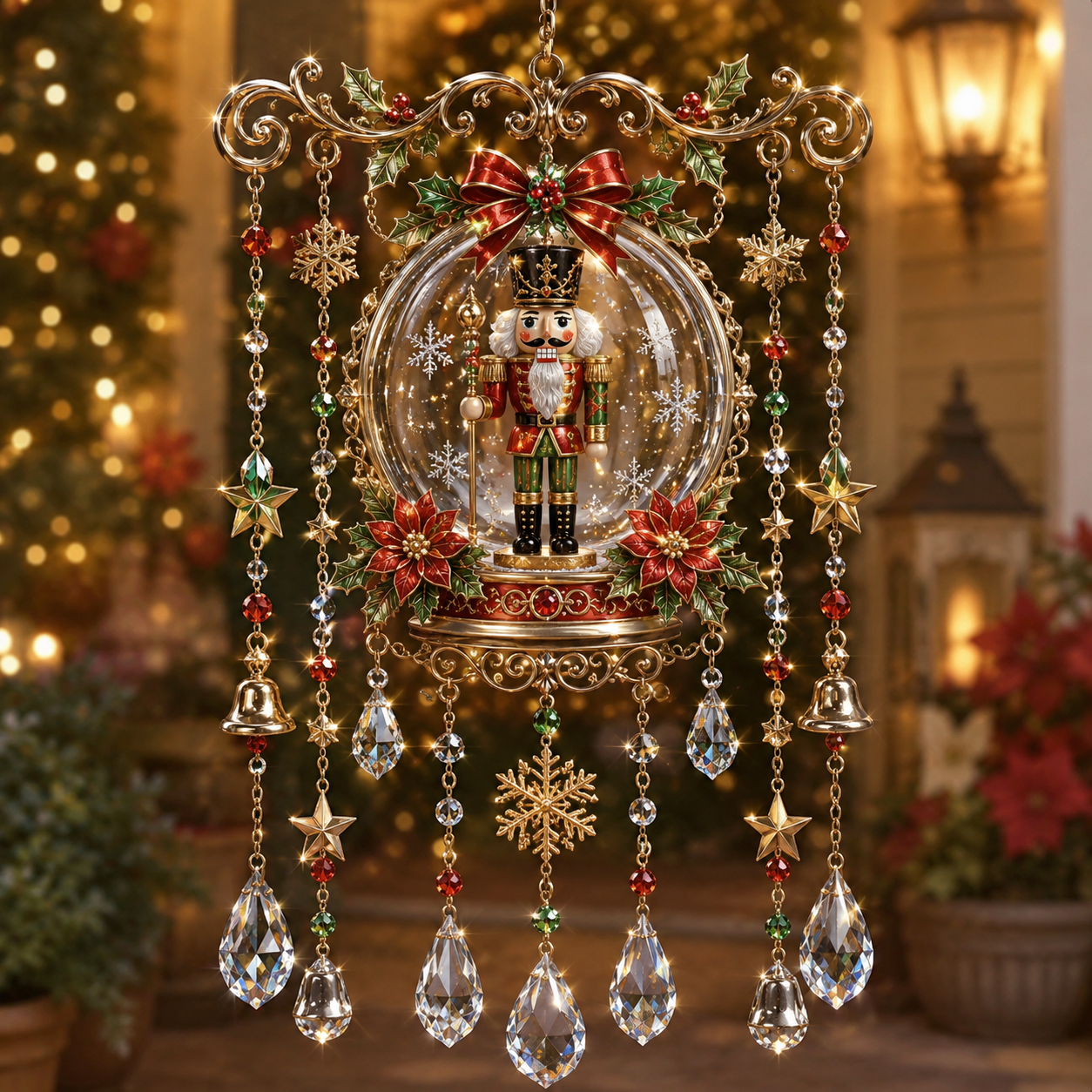 Nutcracker Snow Globe