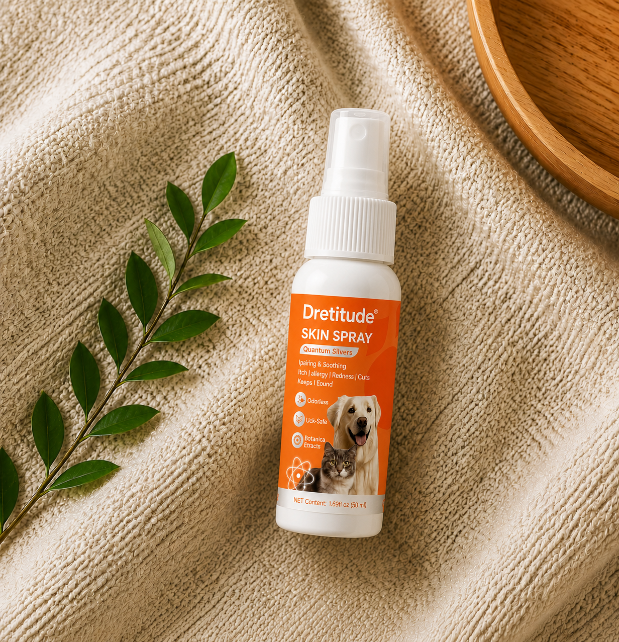 Quantum Silver Skin Relief Spray for Dogs & Cats