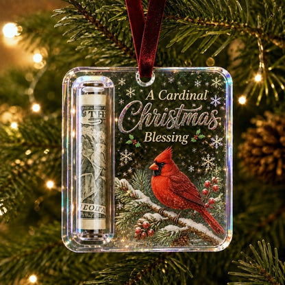 🎄 Christmas Cash Gift Ornament – A Fun Way to Give Cash for Christmas