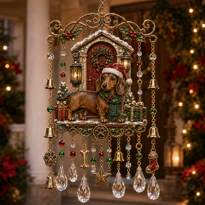 🎁 51% OFF — Sparkling Crystal Christmas Wind Chime | Magical Holiday Decor