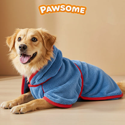 🐶 Ultra-Absorbent Quick-Dry Dog Bathrobe – 🕒 Limited Time Offer – 50% OFF Today Only!