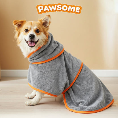 🐶 Ultra-Absorbent Quick-Dry Dog Bathrobe – 🕒 Limited Time Offer – 50% OFF Today Only!