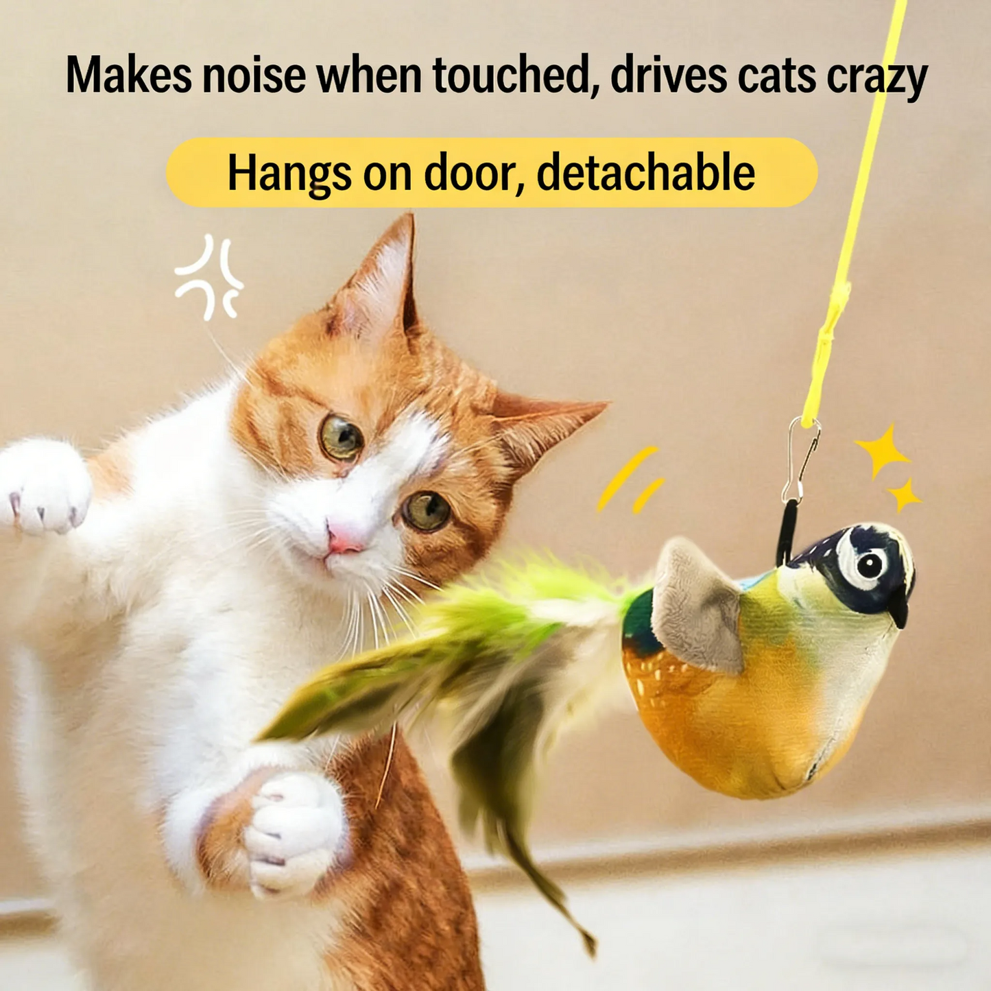 The Realistic Bird Toy That Keeps Cats Hooked