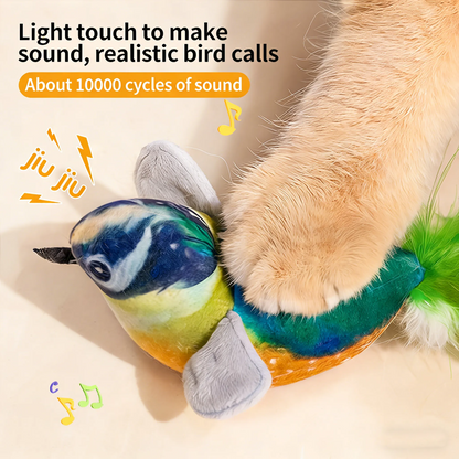 The Realistic Bird Toy That Keeps Cats Hooked