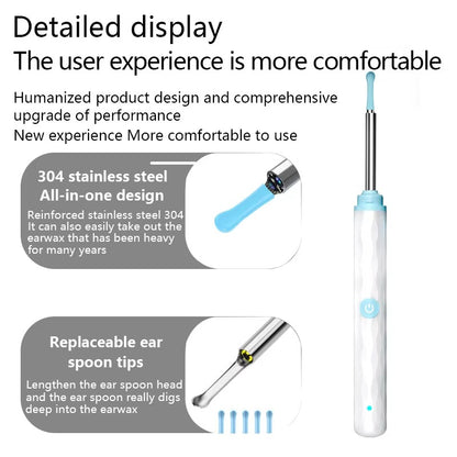 Smart Ear Wax Cleaner with Camera — See Inside While You Clean