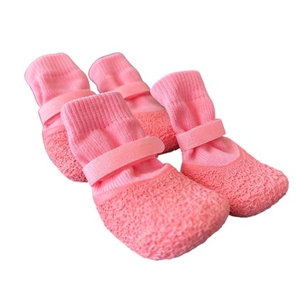 Anti-Slip Dog Shoe Socks – Waterproof Soles & Secure Fit